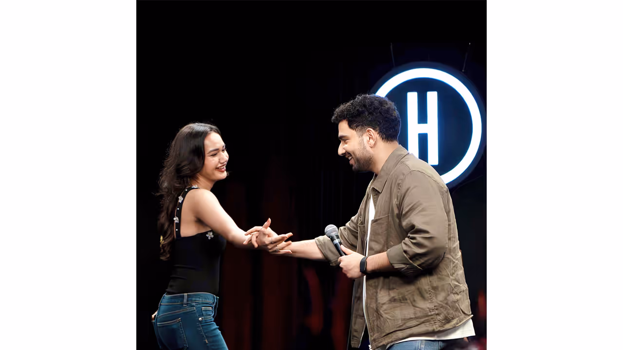 Comedian Samay Raina with Sharon Verma (Photo/Instagram@sharonverma) Comedian Samay Raina with Sharon Verma (Photo/Instagram@sharonverma)