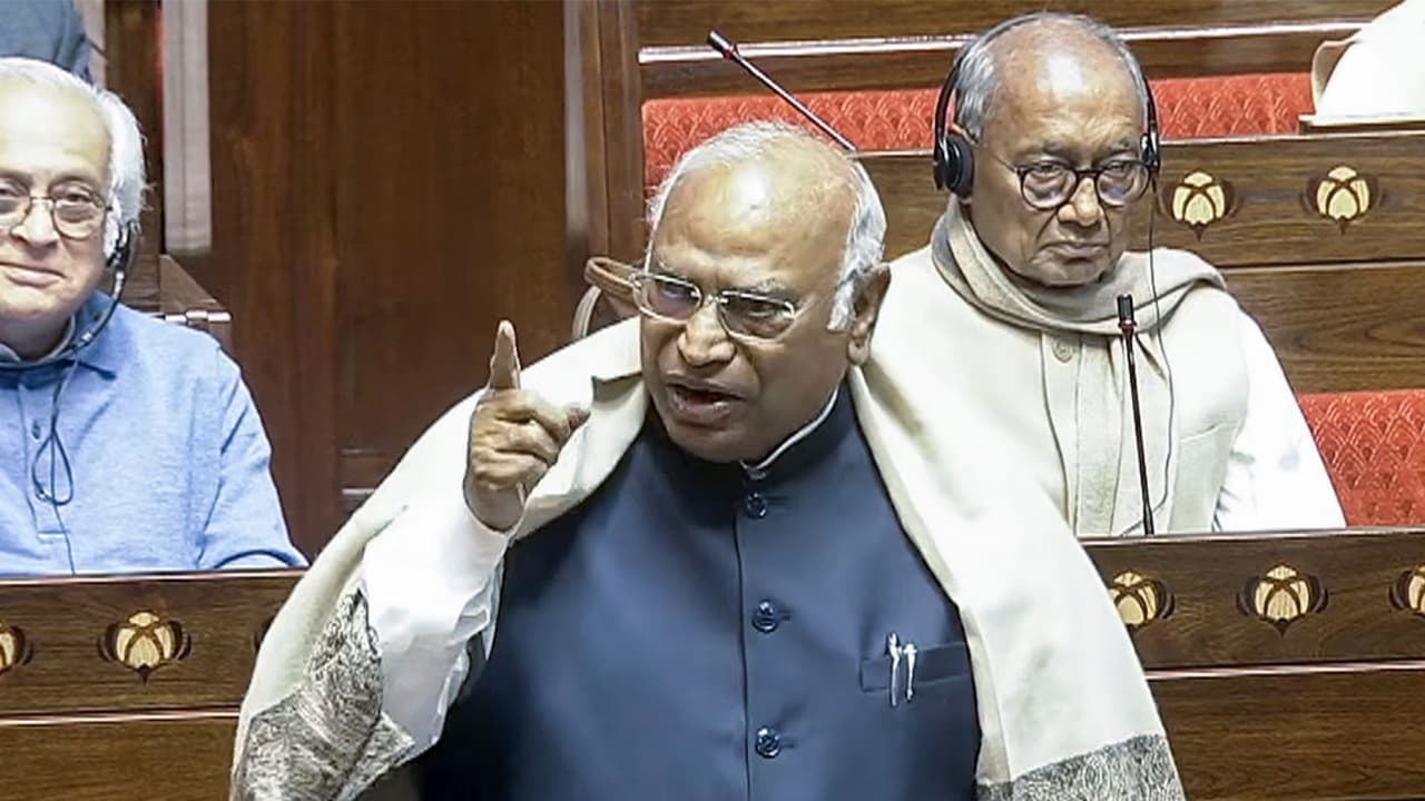 LoP in Rajya Sabha Mallikarjun Kharge (Photo/ANI) LoP in Rajya Sabha Mallikarjun Kharge (Photo/ANI)