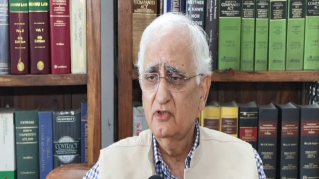 Senior Congress leader and former Union Minister Salman Khurshid (Photo/ANI) Senior Congress leader and former Union Minister Salman Khurshid (Photo/ANI)