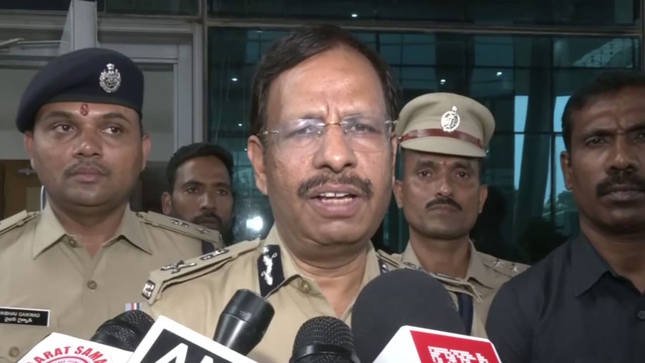 Hyderabad City Police Commissioner VC Sajjanar (Photo/ANI) Hyderabad City Police Commissioner VC Sajjanar (Photo/ANI)