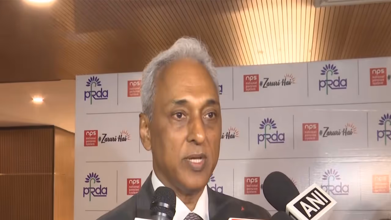PFRDA Chairperson S Ramann (Photo/ANI) PFRDA Chairperson S Ramann (Photo/ANI)