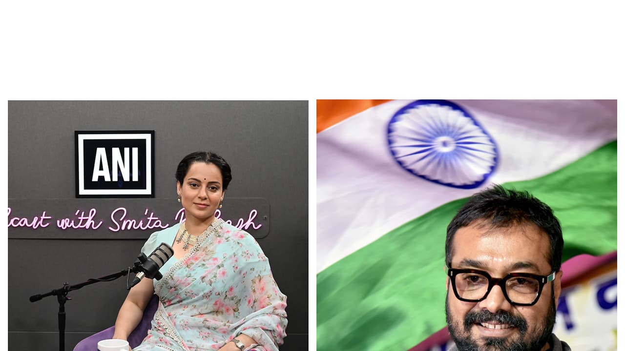 Actor Kangana Ranaut and filmmaker Anurag Kashyap (Image source: ANI) Actor Kangana Ranaut and filmmaker Anurag Kashyap (Image source: ANI)