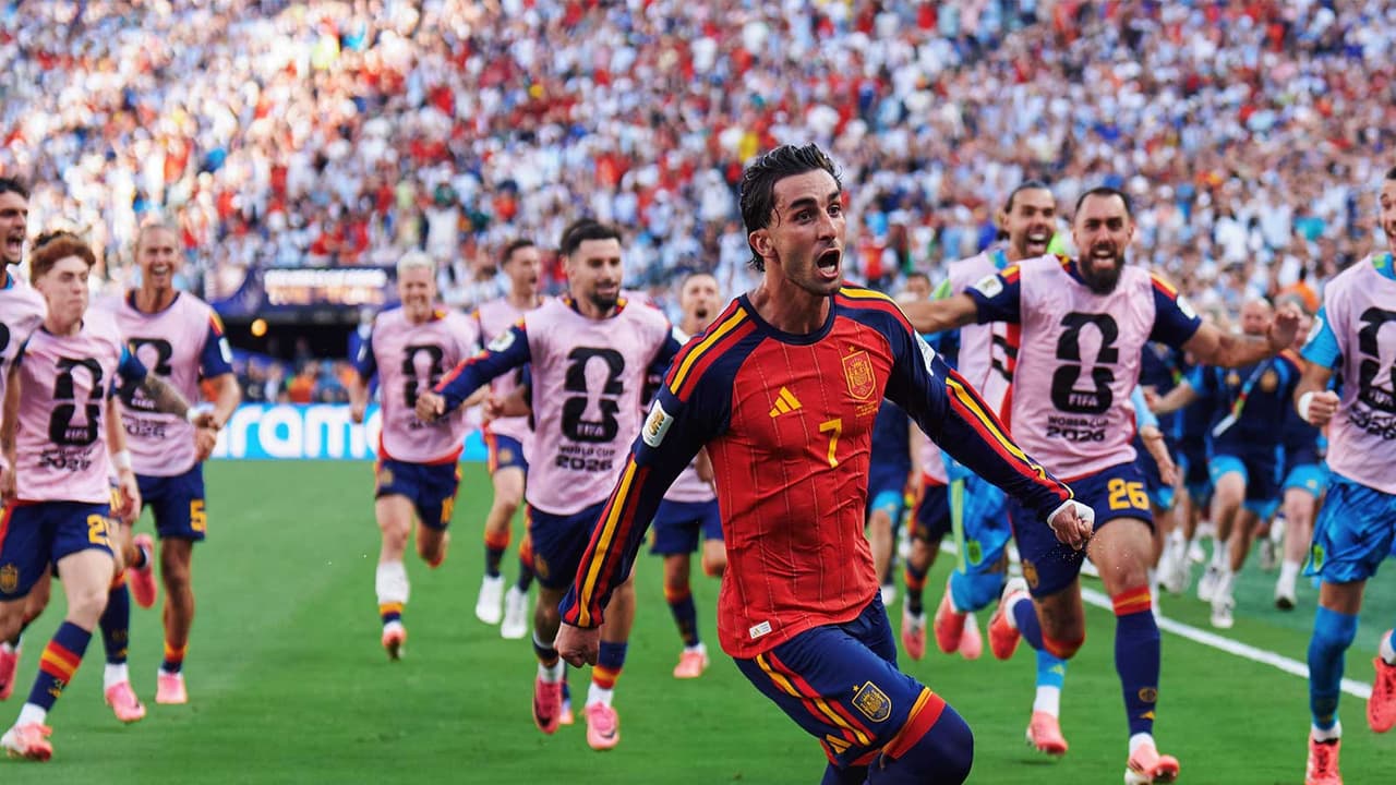 Ferran Torres celebrating (Photo: X/@SEFutbol) Ferran Torres celebrating (Photo: X/@SEFutbol)