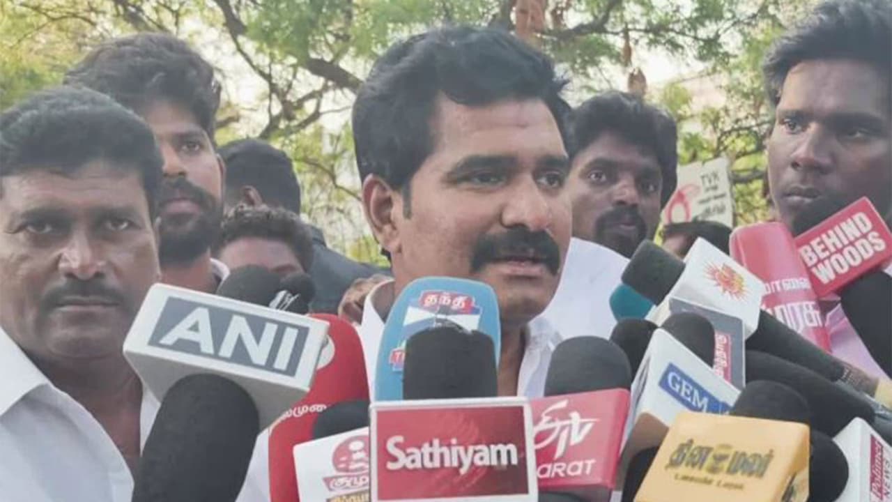 TVK leader CTR Nirmalkumar (Photo/ANI) TVK leader CTR Nirmalkumar (Photo/ANI)