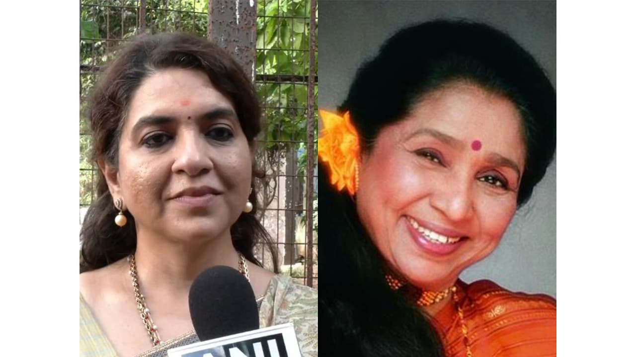 Shaina NC (Photo/ANI) and Asha Bhosle (Image source: Instagram@asha.bhosle) Shaina NC (Photo/ANI) and Asha Bhosle (Image source: Instagram@asha.bhosle)