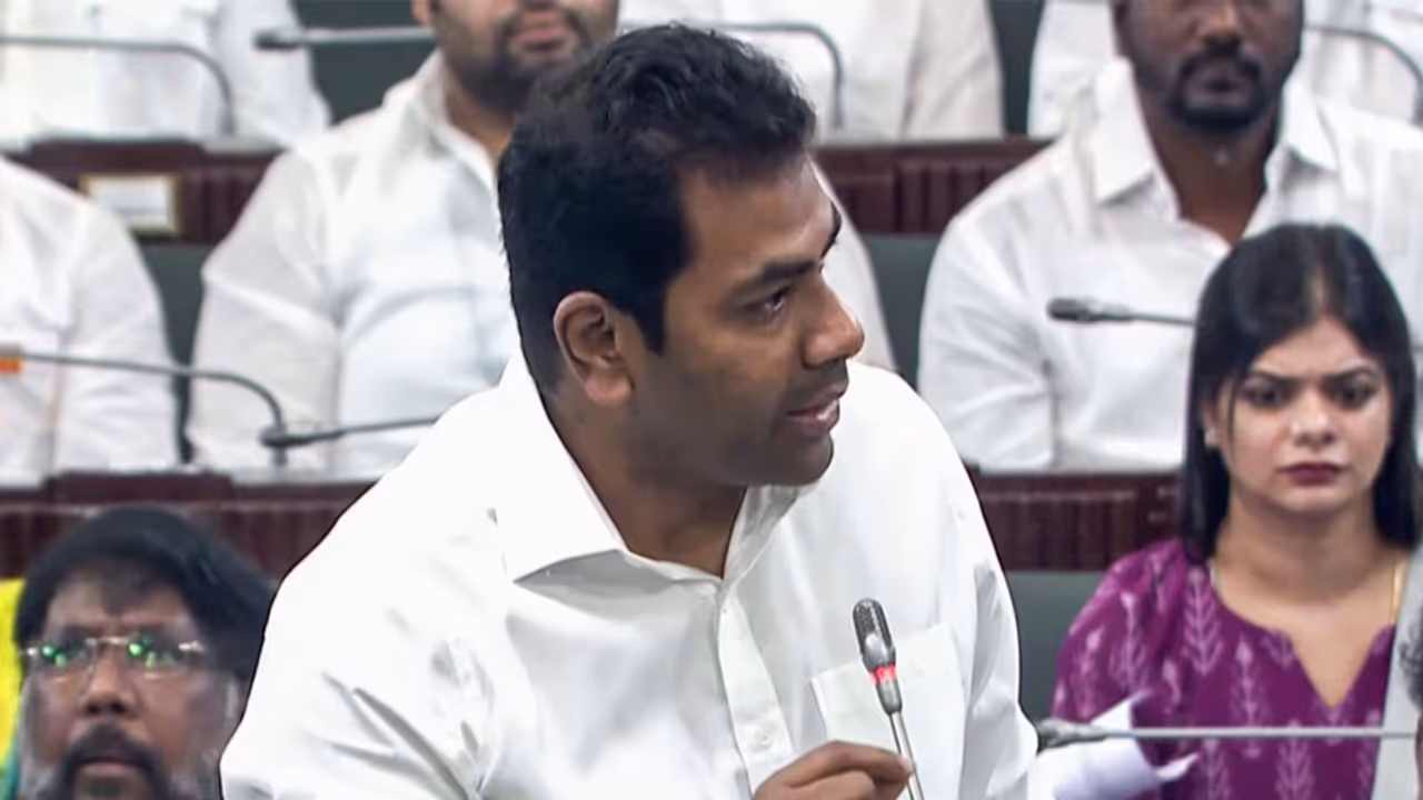 Tamil Nadu minister Aadhav Arjuna (Photo/TamilNaduAssembly) Tamil Nadu minister Aadhav Arjuna (Photo/TamilNaduAssembly)