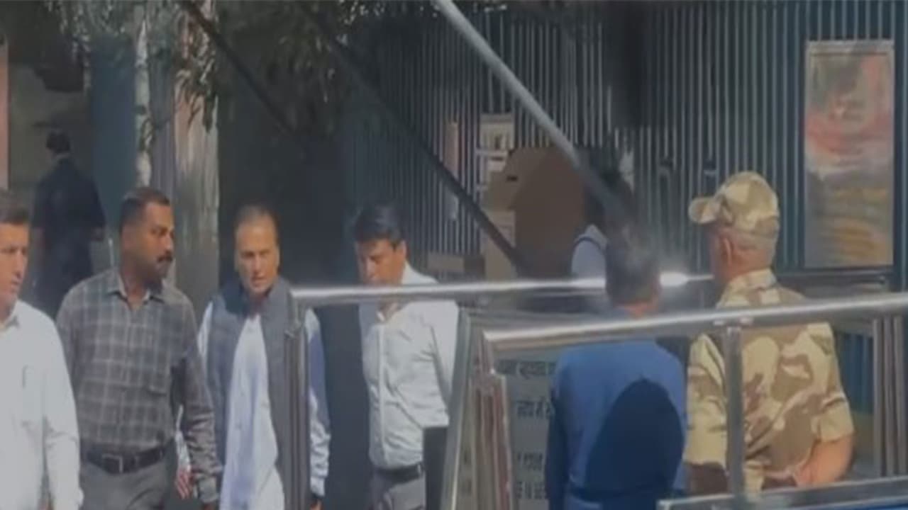 Anil Ambani reaches ED office (Photo: ANI) Anil Ambani reaches ED office (Photo: ANI)