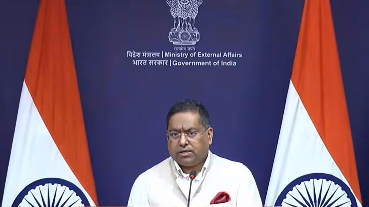 Ministry of External Affairs Spokesperson Randhir Jaiswal (Photo/Youtube@MEAIndia) Ministry of External Affairs Spokesperson Randhir Jaiswal (Photo/Youtube@MEAIndia)