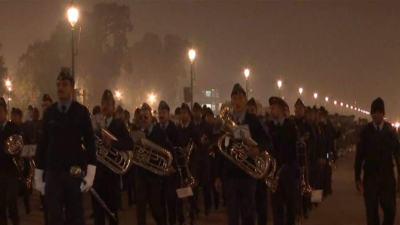 Republic Day rehearsals continued at India Gate (File Photo/ANI) Republic Day rehearsals continued at India Gate (File Photo/ANI)
