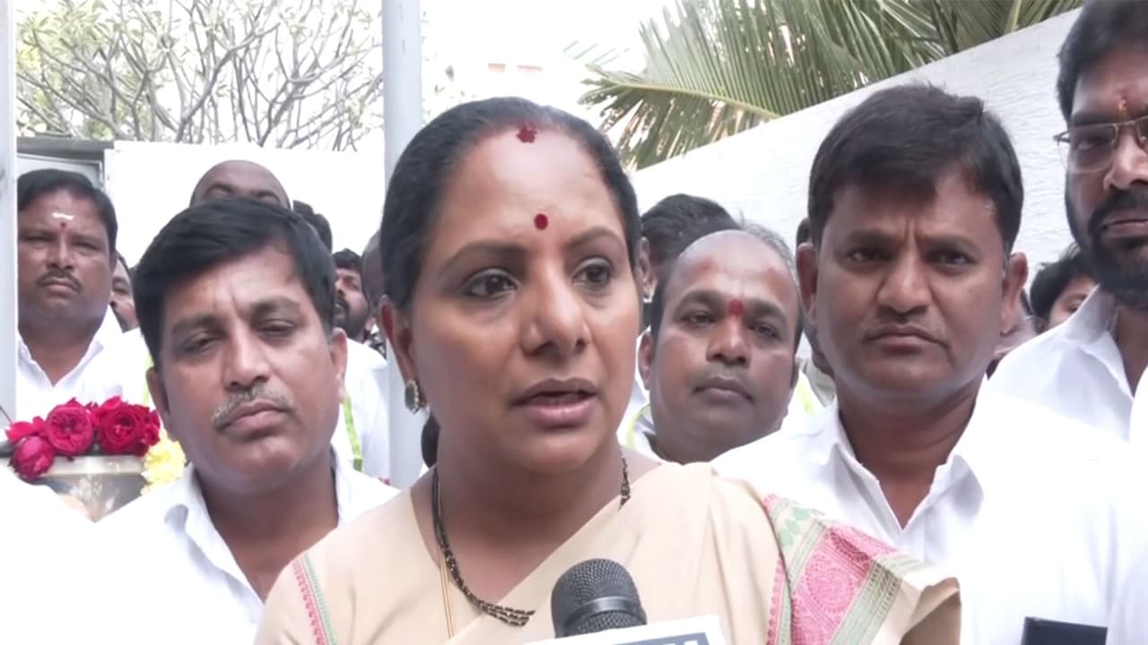 Telangana Jagruthi Founder K Kavitha (Photo/ANI) Telangana Jagruthi Founder K Kavitha (Photo/ANI)