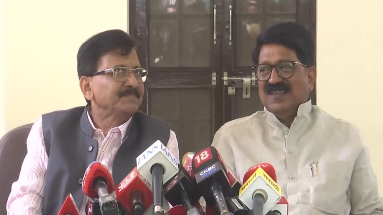 Shiv Sena (UBT) leader Sanjay Raut, Arvind Sawant (Photo/ANI) Shiv Sena (UBT) leader Sanjay Raut, Arvind Sawant (Photo/ANI)