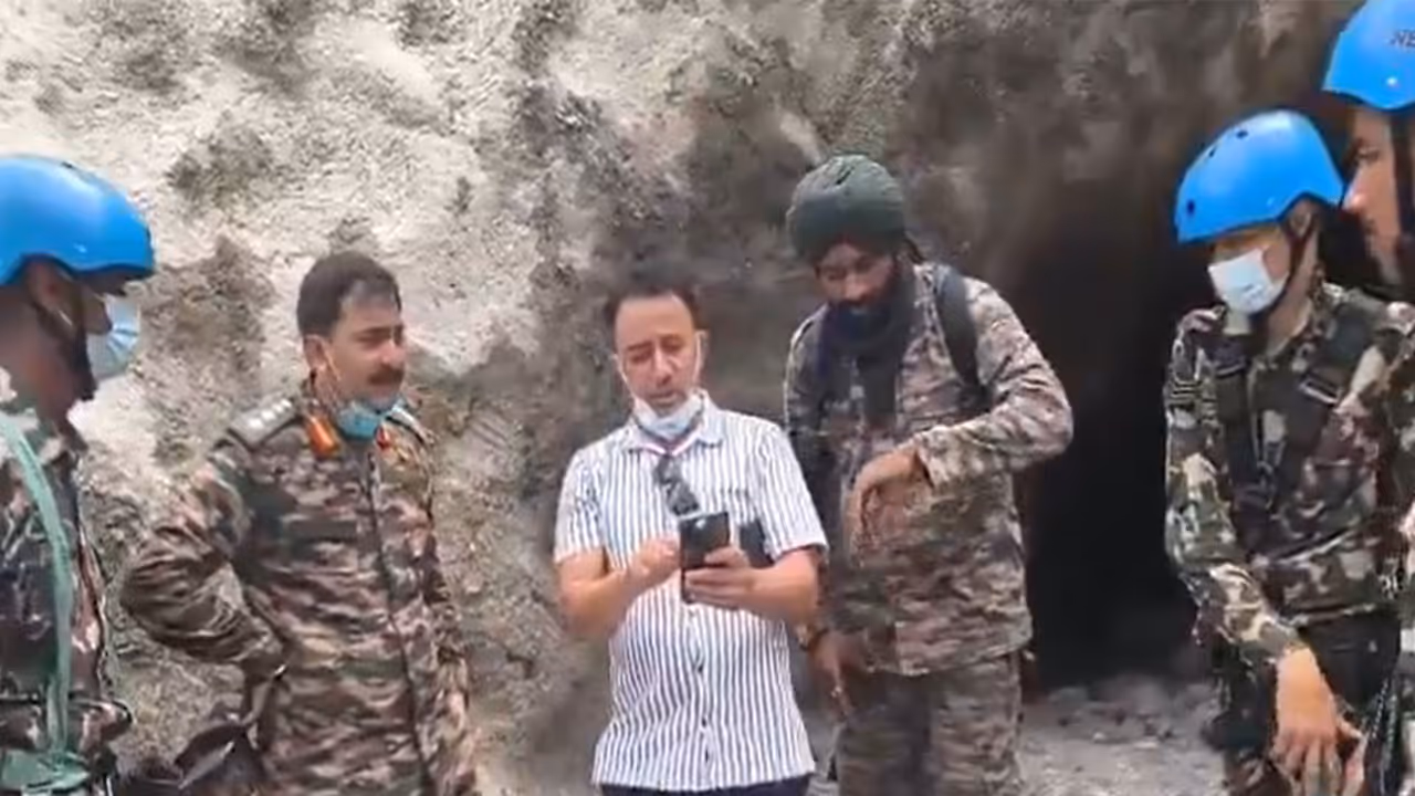 Specialised team from India for Tunnel Search & Rescue operation working with Nepali Army at hydropower tunnel sites in Chilime and Langtang area (Photo/X/@navsri6619) Specialised team from India for Tunnel Search & Rescue operation working with Nepali Army at hydropower tunnel sites in Chilime and Langtang area (Photo/X/@navsri6619)