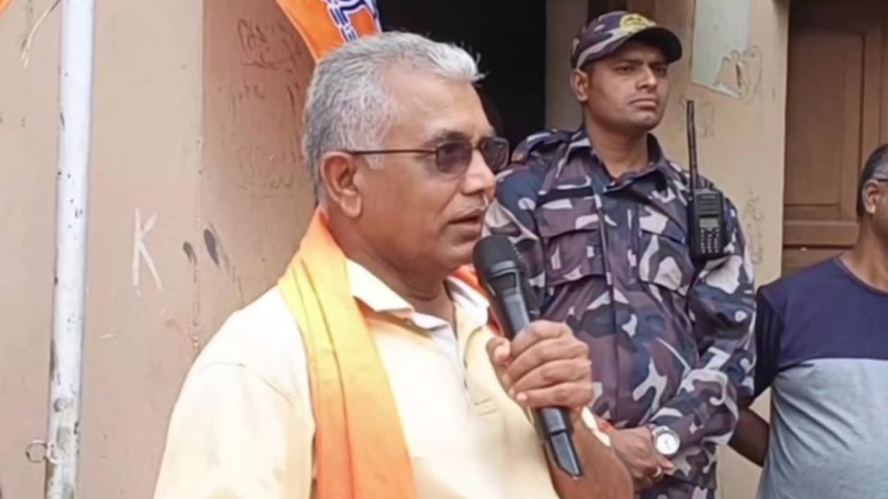 BJP candidate from Kharagpur Sadar Assembly seat Dilip Ghosh (Photo/ANI) BJP candidate from Kharagpur Sadar Assembly seat Dilip Ghosh (Photo/ANI)
