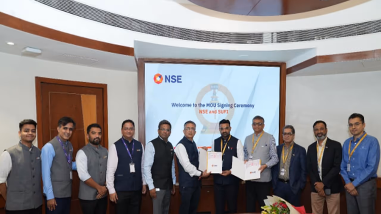 NSE and Steel Users federation of India signs MoU (Photo/@NSE) NSE and Steel Users federation of India signs MoU (Photo/@NSE)