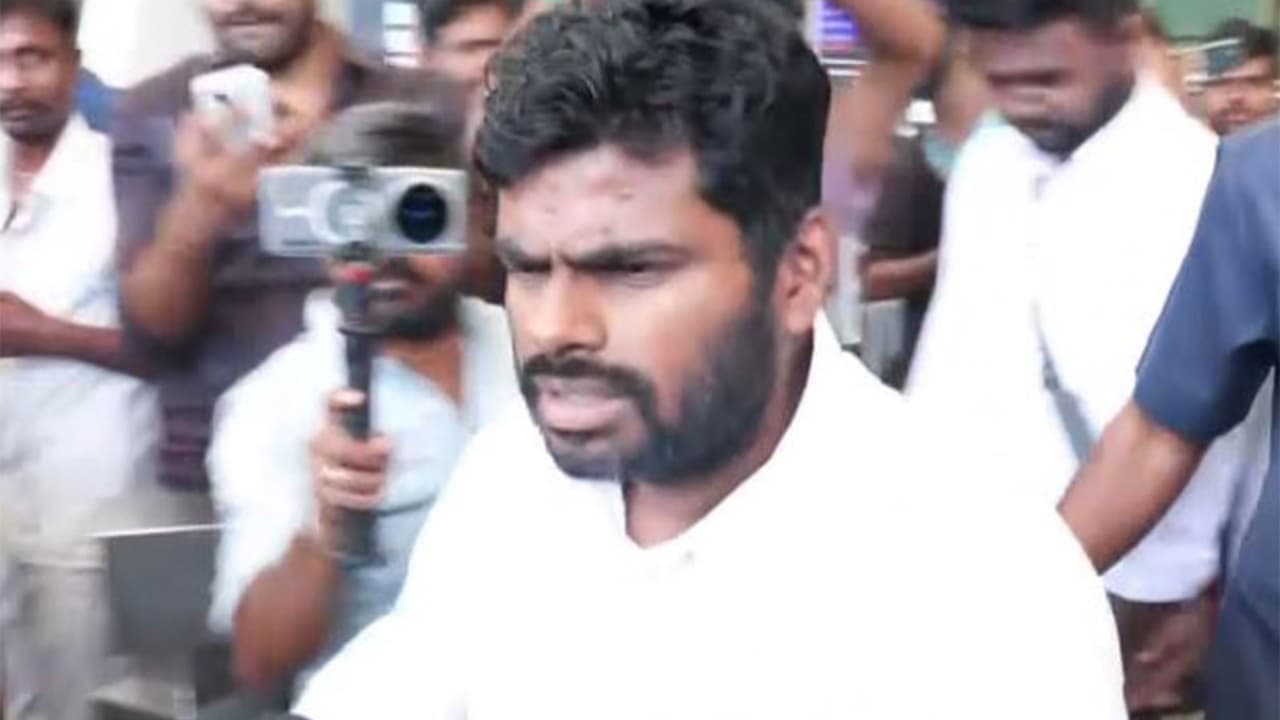 Former BJP leader K Annamalai arrives in Coimbatore for maiden 'We the Leaders' drug free Tamil Nadu conference (Photo/ANI) Former BJP leader K Annamalai arrives in Coimbatore for maiden 'We the Leaders' drug free Tamil Nadu conference (Photo/ANI)