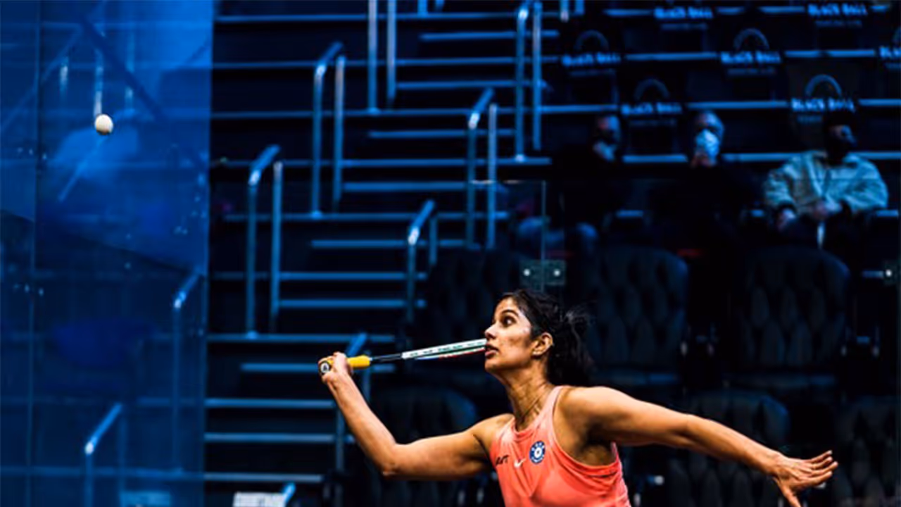 Joshna Chinappa. (Photo: @PSASquashTour X) Joshna Chinappa. (Photo: @PSASquashTour X)
