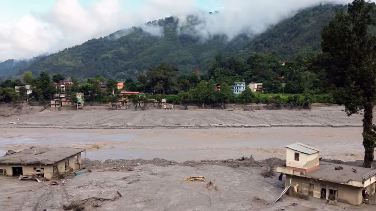 Nepal's Devighat area buried under thick mud after deadly flash floods (File Photo/ANI) Nepal's Devighat area buried under thick mud after deadly flash floods (File Photo/ANI)