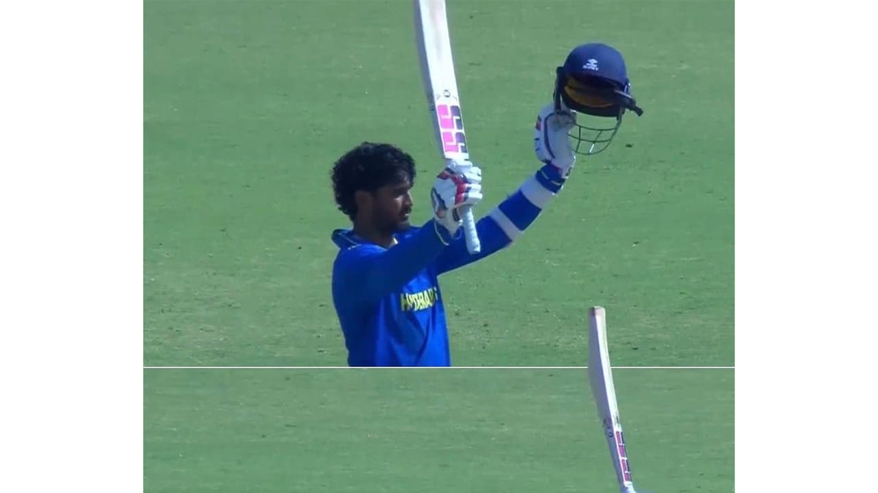 Aman Rao (Photo/X @ashwinravi99) Aman Rao (Photo/X @ashwinravi99)