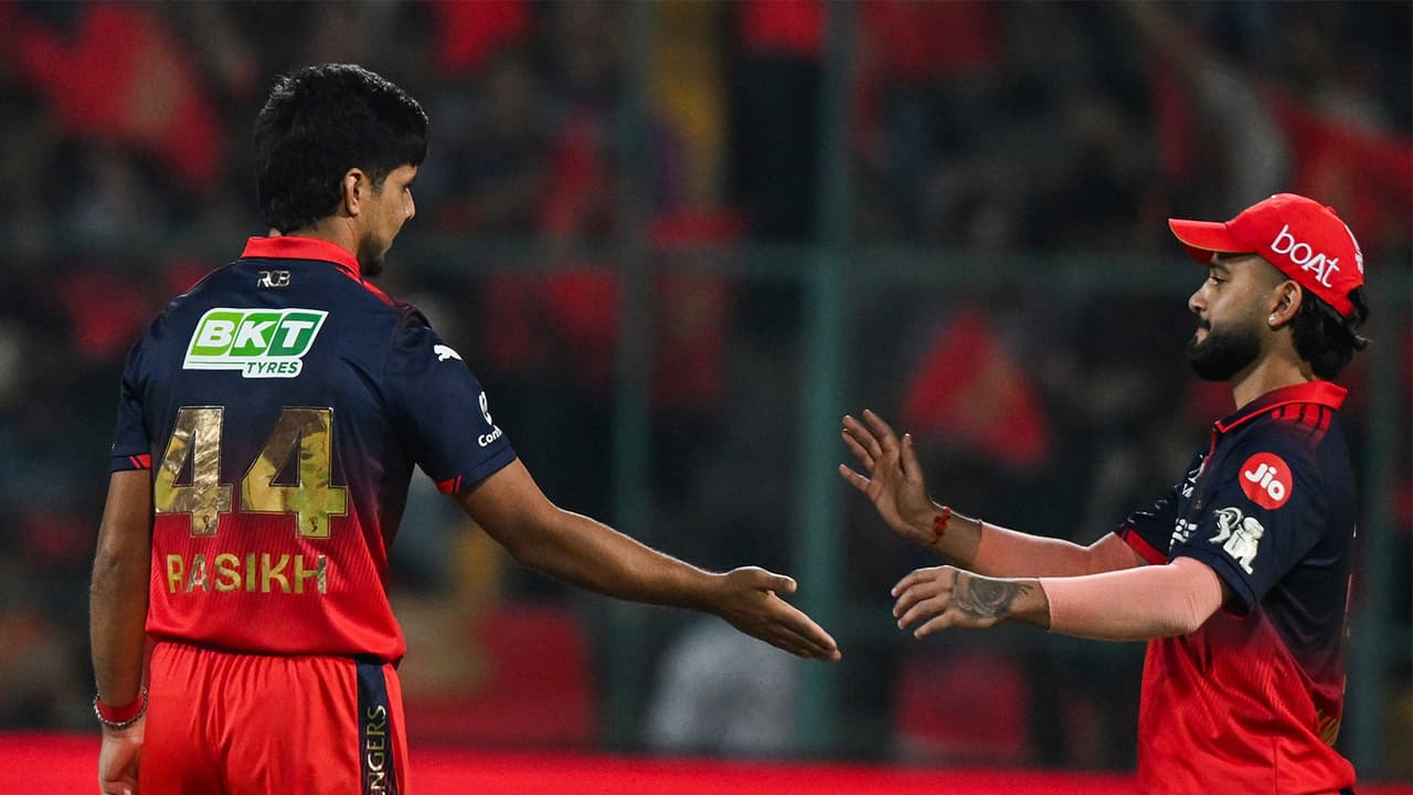 Royal Challengers Bengaluru's Rasikh Salam Dar (Photo/ANI) Royal Challengers Bengaluru's Rasikh Salam Dar (Photo/ANI)