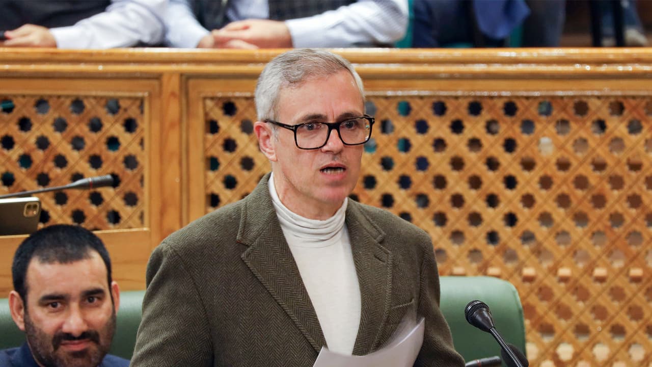 Jammu and Kashmir Chief Minister Omar Abdullah (File Photo/ANI)