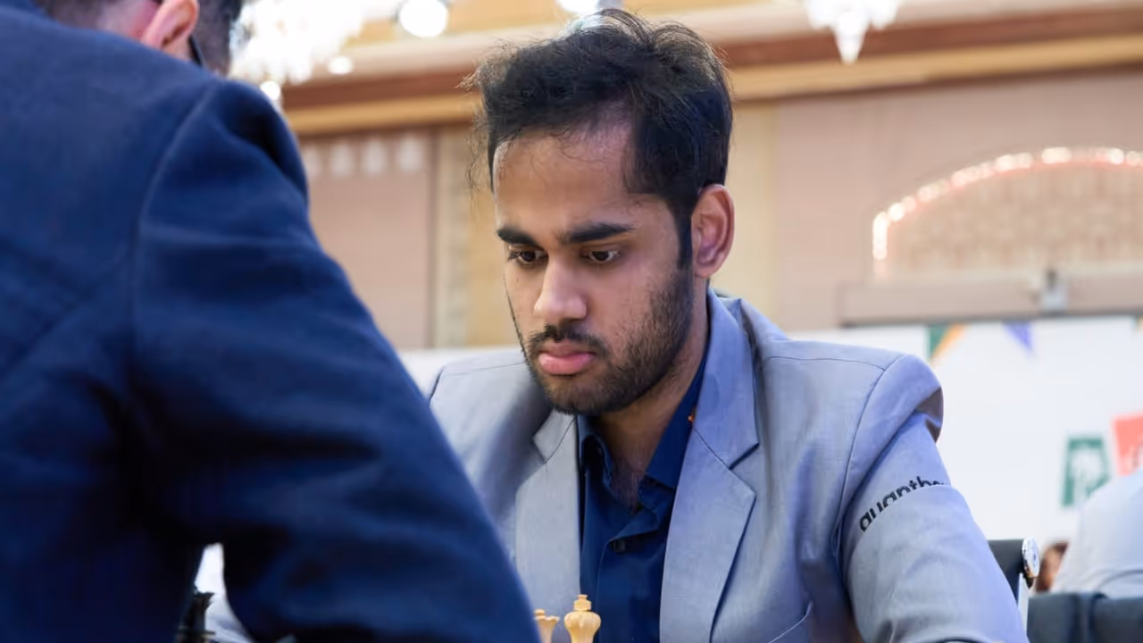 Grandmaster (GM) Arjun Erigaisi (Photo: FIDE) 