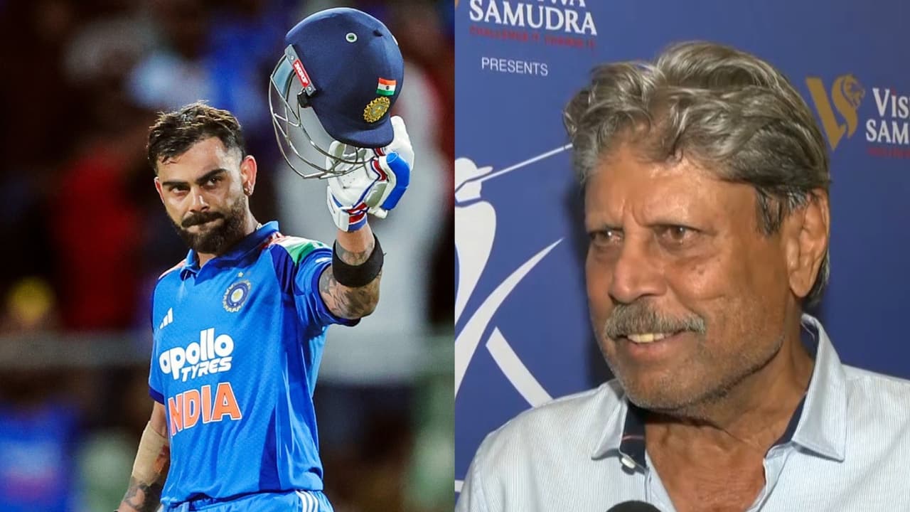 Virat Kohli (L) and Kapil Dev (R). (Photo/ANI) Virat Kohli (L) and Kapil Dev (R). (Photo/ANI)