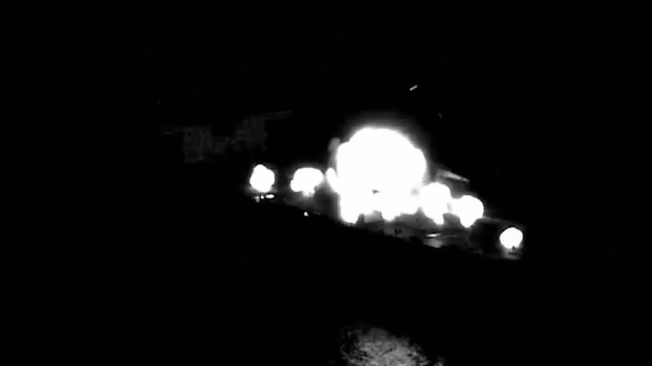 US strikes an Iranian oil tanker (Photo/X@CENTCOM) US strikes an Iranian oil tanker (Photo/X@CENTCOM)