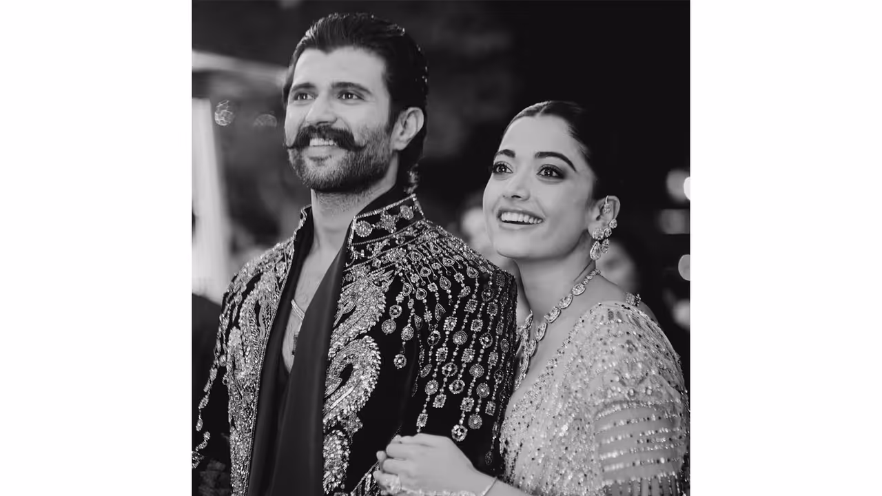 Vijay Deverakonda and Rashmika Mandanna (Image source: Instagram account of Rashmika) Vijay Deverakonda and Rashmika Mandanna (Image source: Instagram account of Rashmika)