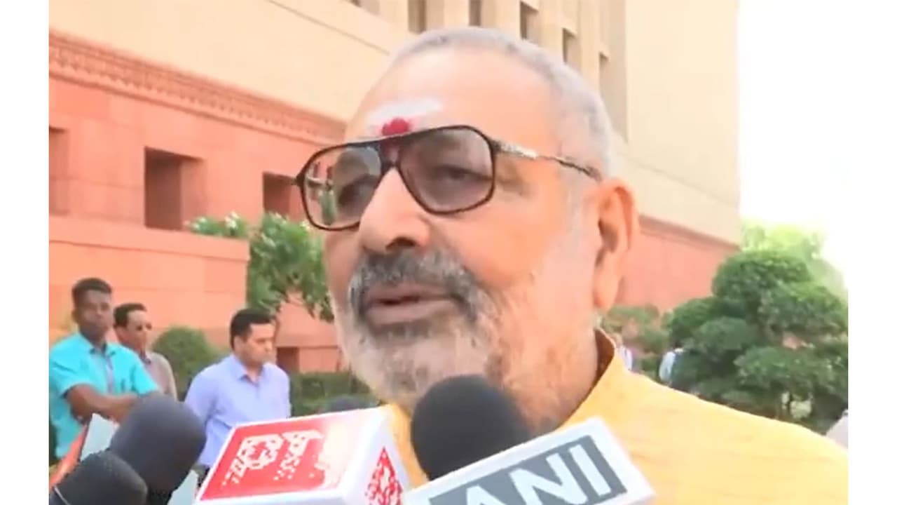 Union Minister Giriraj Singh (Photo/ANI) Union Minister Giriraj Singh (Photo/ANI)