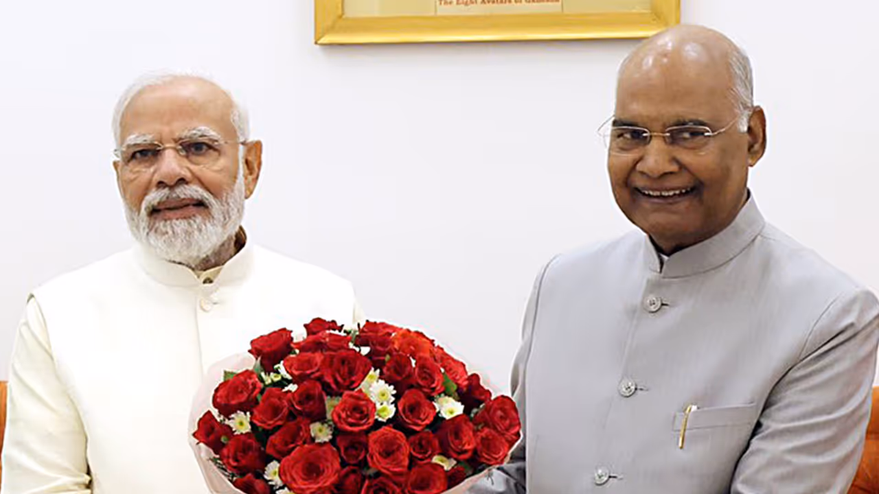 Former President Ram Nath Kovind and Prime Minister Narendra Modi (File photo/ANI) Former President Ram Nath Kovind and Prime Minister Narendra Modi (File photo/ANI)