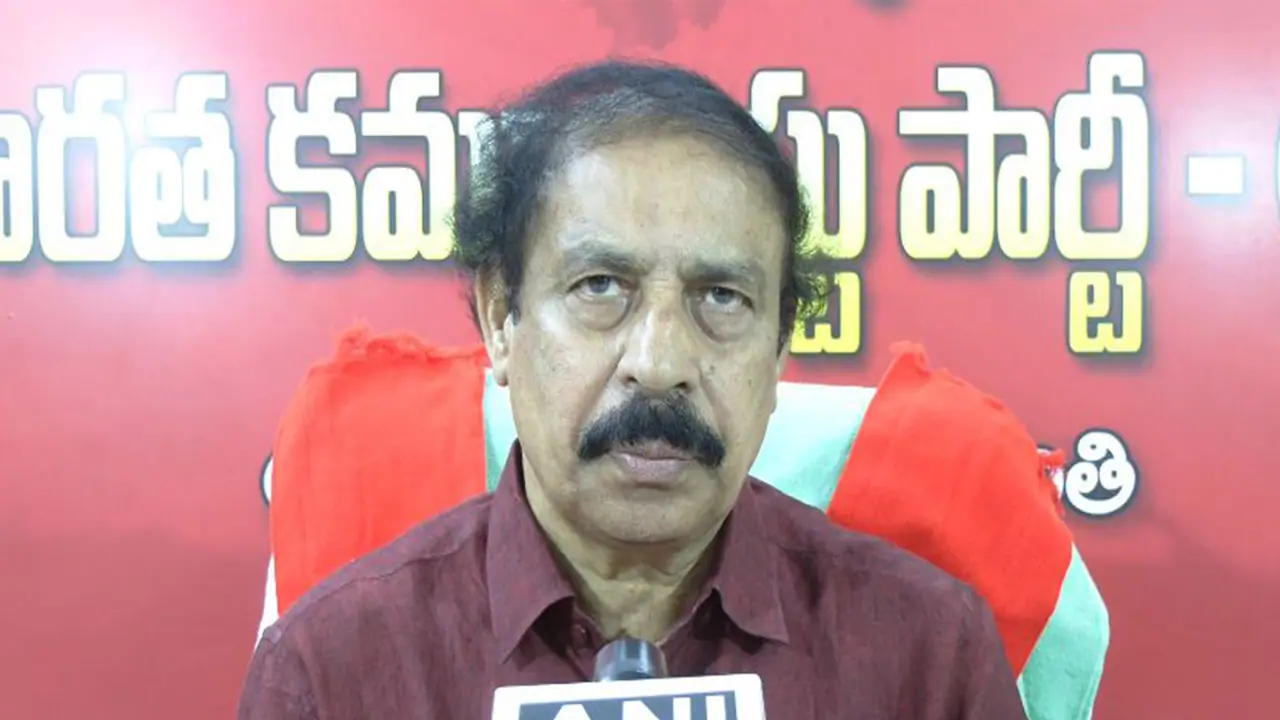 CPI leader K Ramakrishna (Photo/ANI) CPI leader K Ramakrishna (Photo/ANI)