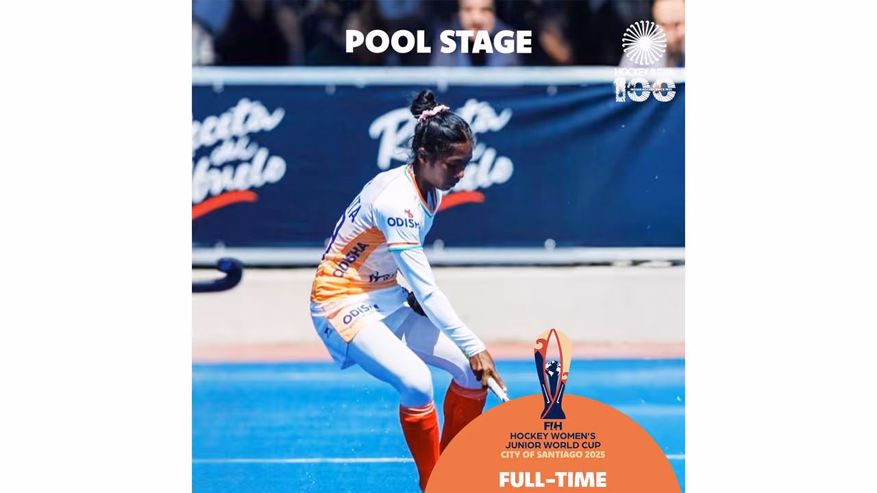 India lost to Germany 1 3 in their women's Junior WC clash. (Photo: @TheHockeyIndia X) India lost to Germany 1 3 in their women's Junior WC clash. (Photo: @TheHockeyIndia X)