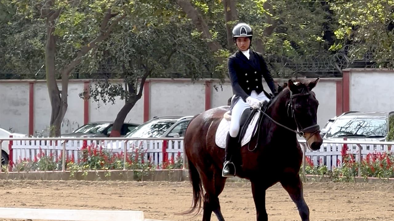 Mumbai's Stasya Pandya clinched two medals at Delhi Horse Show. (Photo/Stasya Pandya) Mumbai's Stasya Pandya clinched two medals at Delhi Horse Show. (Photo/Stasya Pandya)