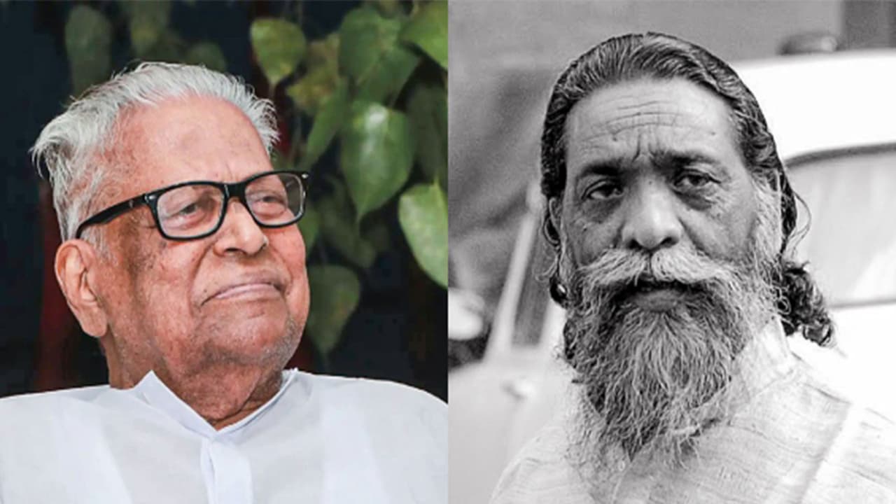 Former Kerala and Jharkhand CMs VS Achuthanandan (L) and Shibu Soren (R) (Photo: CPI (ML) and @RahulGandhi/X) Former Kerala and Jharkhand CMs VS Achuthanandan (L) and Shibu Soren (R) (Photo: CPI (ML) and @RahulGandhi/X)