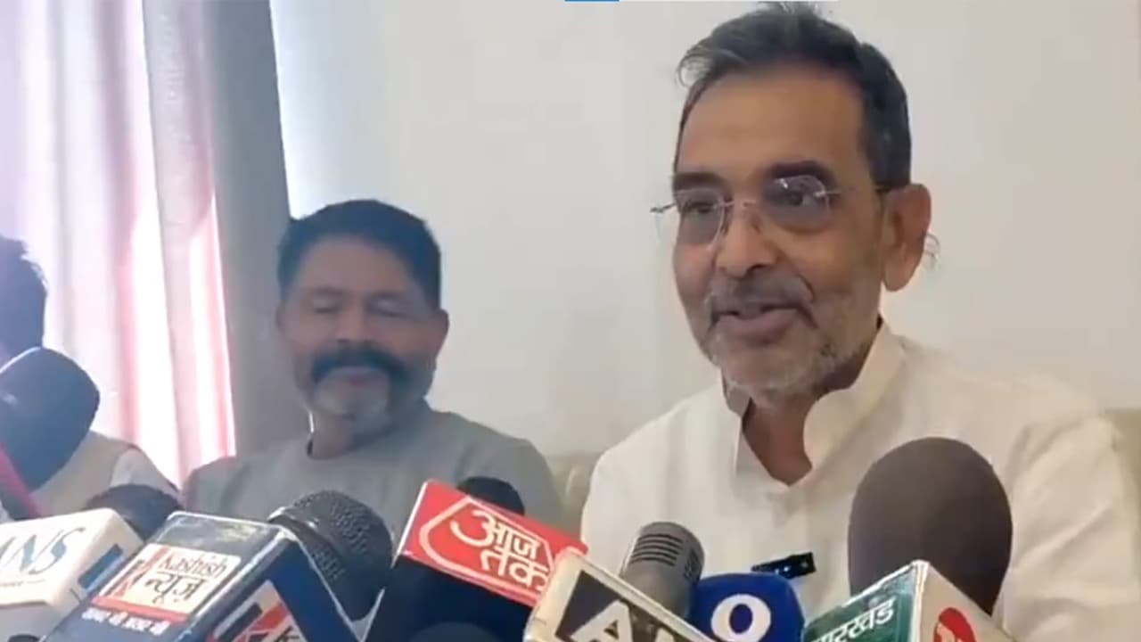 Rashtriya Lok Morcha chief Upendra Kushwaha (Photo/ANI)