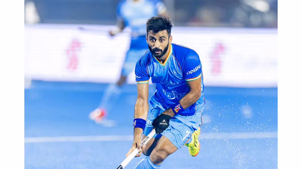 Manpreet Singh in action (Photo: Hockey India) Manpreet Singh in action (Photo: Hockey India)