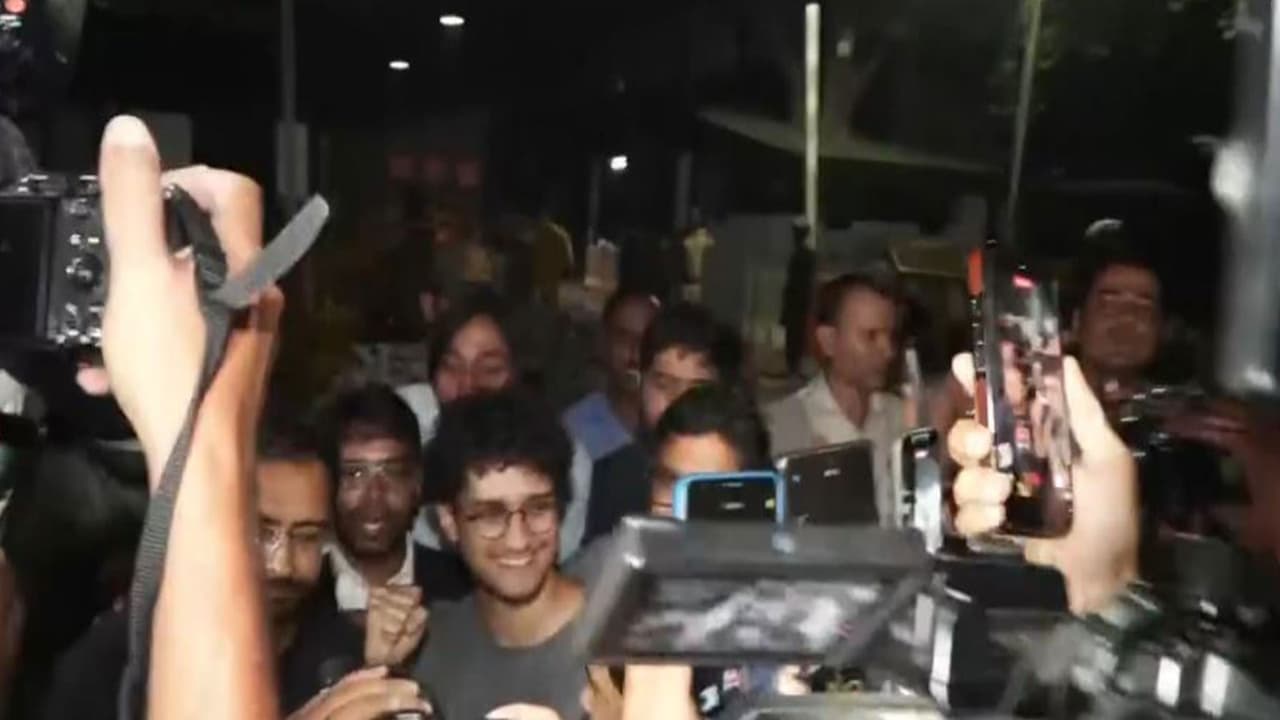 Saurav Das, Ashutosh Ranka released (Photo/ANI) Saurav Das, Ashutosh Ranka released (Photo/ANI)