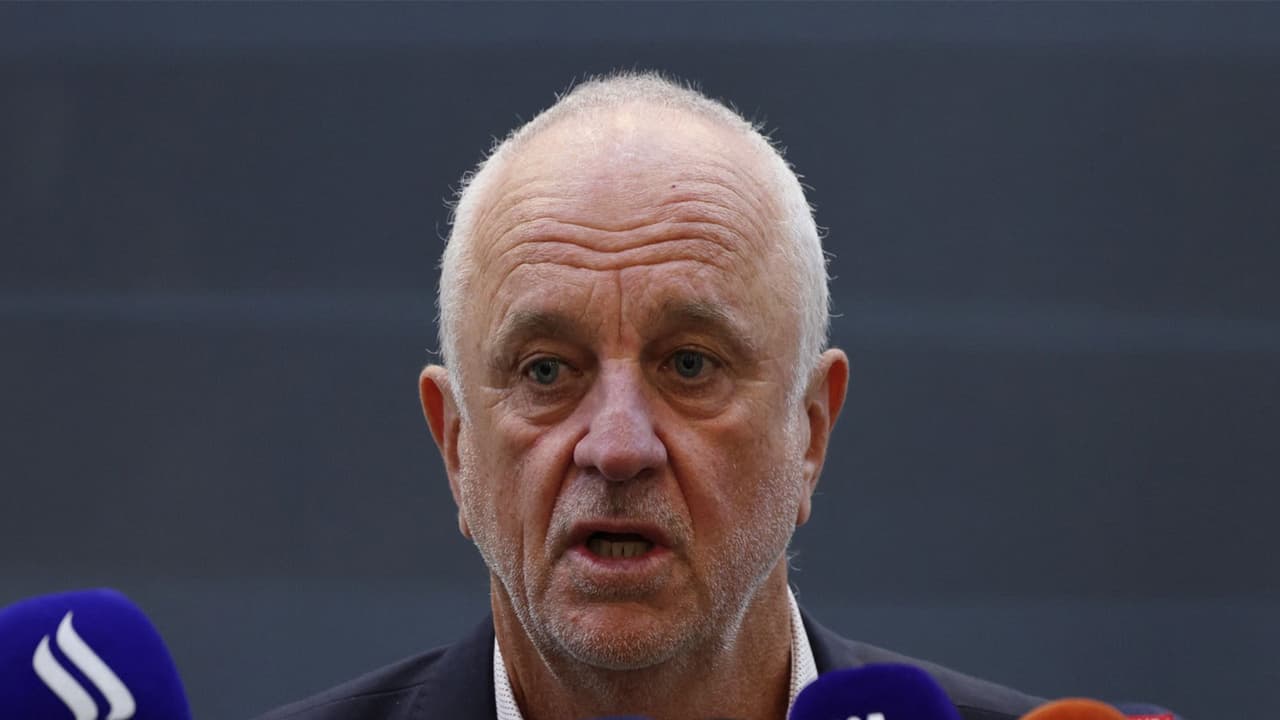 Iraq head coach Graham Arnold Iraq head coach Graham Arnold