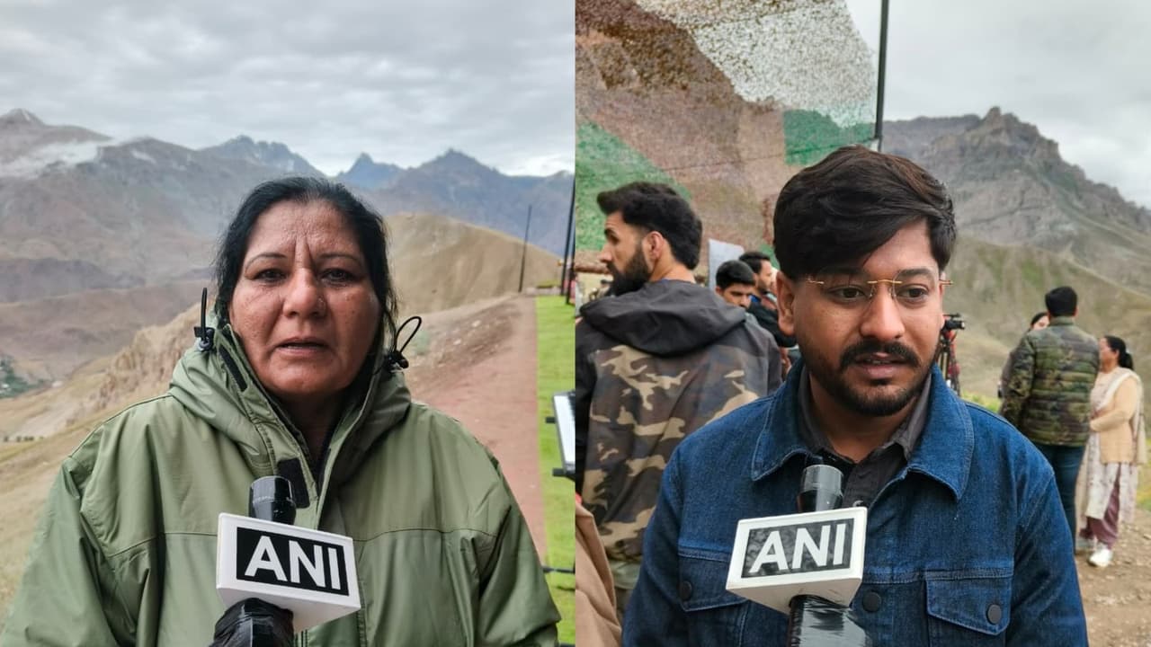 Family members of Kargil war heroes (Photo/ANI) Family members of Kargil war heroes (Photo/ANI)
