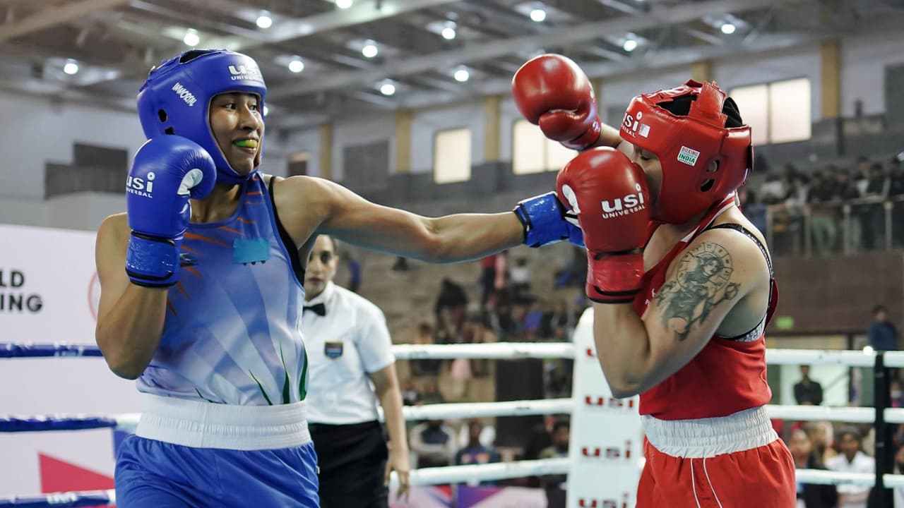 Players in action during Senior National Boxing. (Photo/BFI) Players in action during Senior National Boxing. (Photo/BFI)