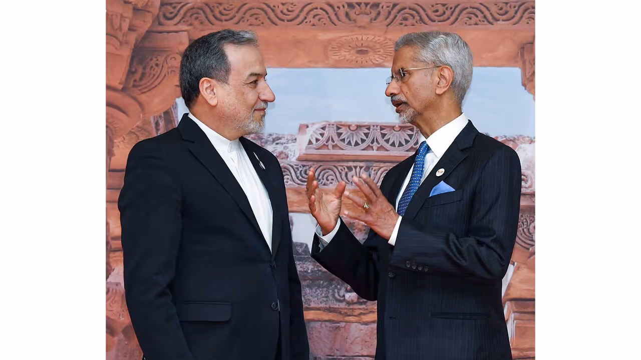 External Affairs Minister S Jaishankar with Iranian Foreign Minister Seyed Abbas Araghchi (Photo/ANI) External Affairs Minister S Jaishankar with Iranian Foreign Minister Seyed Abbas Araghchi (Photo/ANI)