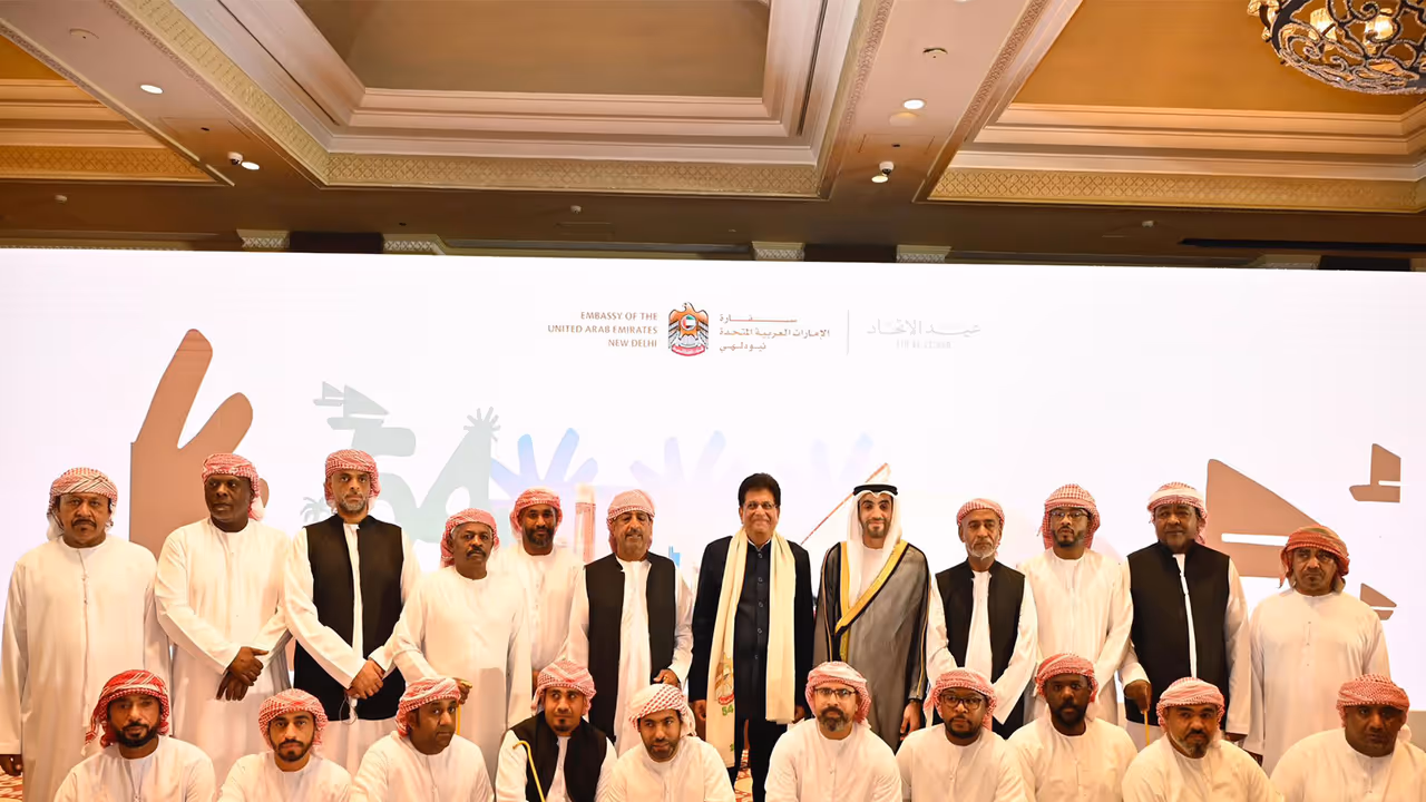 UAE National day celebrations (Photo: X@PiyushGoyal) UAE National day celebrations (Photo: X@PiyushGoyal)