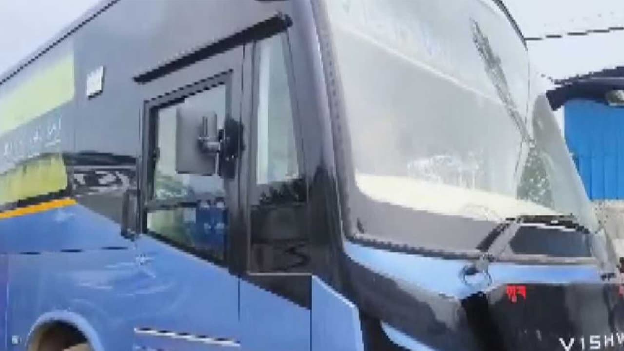 Visual of the sleeper bus involved in the incident (Photo/ANI) Visual of the sleeper bus involved in the incident (Photo/ANI)