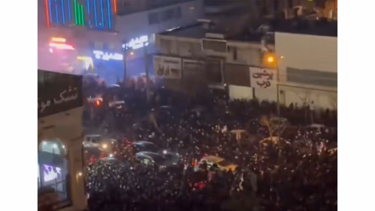 Screengrab of protest video posted by journalist Masih Alinejad (Photo/Courtesy @AlinejadMasih) Screengrab of protest video posted by journalist Masih Alinejad (Photo/Courtesy @AlinejadMasih)