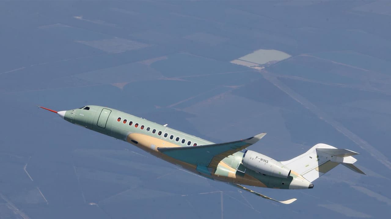 Dassault’s Falcon 10X completes maiden flight (Photo/ Dassault Aviation) Dassault’s Falcon 10X completes maiden flight (Photo/ Dassault Aviation)