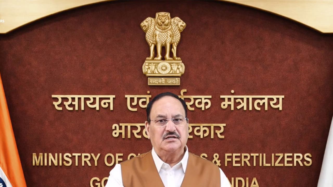 Union Minister of Health & Family Welfare and Chemicals & Fertilisers, JP Nadda (Photo/ Ministry of Chemicals & Fertilisers) Union Minister of Health & Family Welfare and Chemicals & Fertilisers, JP Nadda (Photo/ Ministry of Chemicals & Fertilisers)