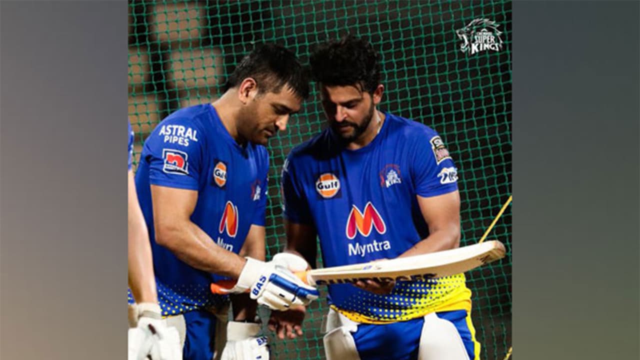 MS Dhoni and Suresh Raina. (Photo: @ChennaiIPL X) MS Dhoni and Suresh Raina. (Photo: @ChennaiIPL X)