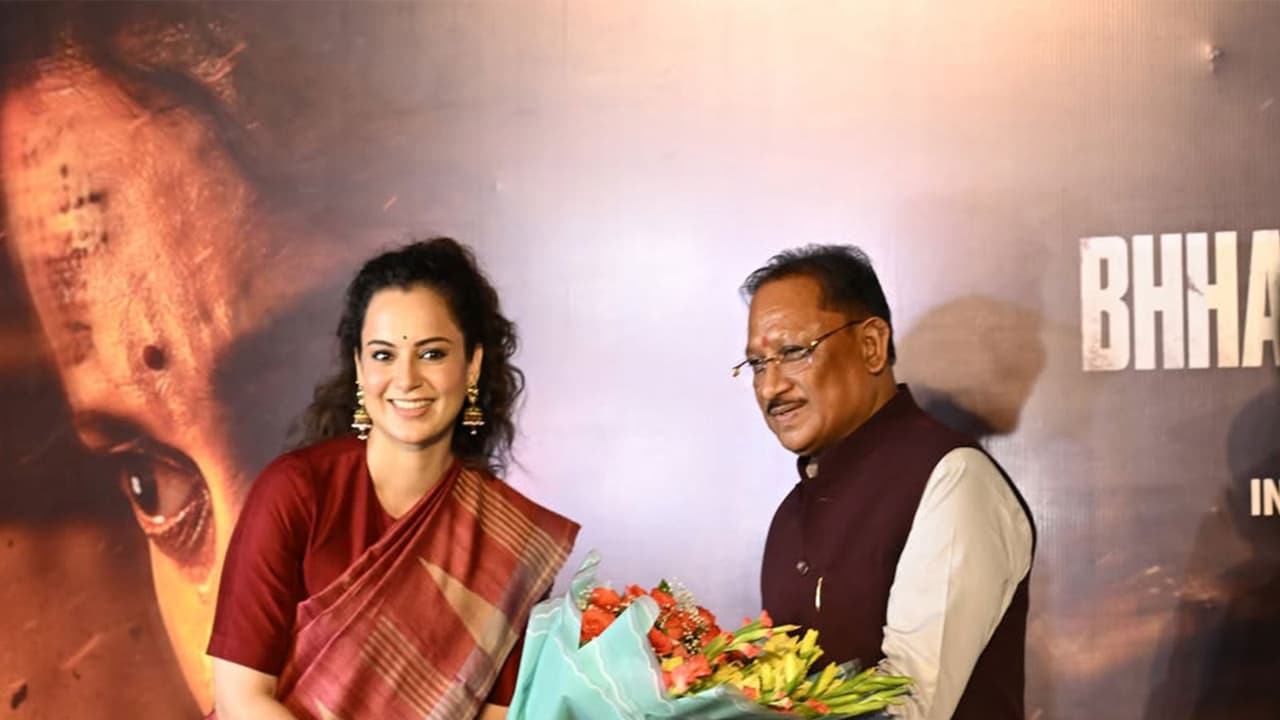 Kangana Ranaut, CM Vishnu Deo Sai (Photo/Instagram/@vishnudeosai) Kangana Ranaut, CM Vishnu Deo Sai (Photo/Instagram/@vishnudeosai)