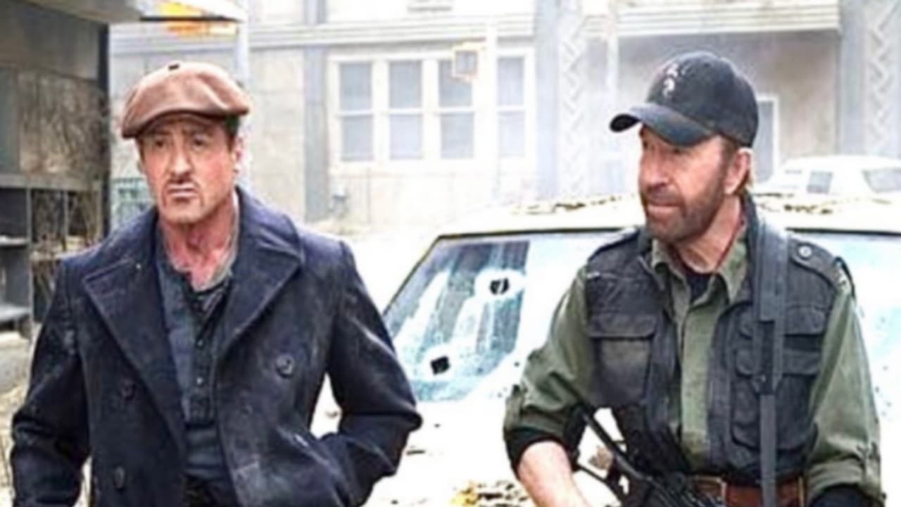Syllvester Stallone and Chuck Norris (Photo/Instagram@officialslystallone) Syllvester Stallone and Chuck Norris (Photo/Instagram@officialslystallone)