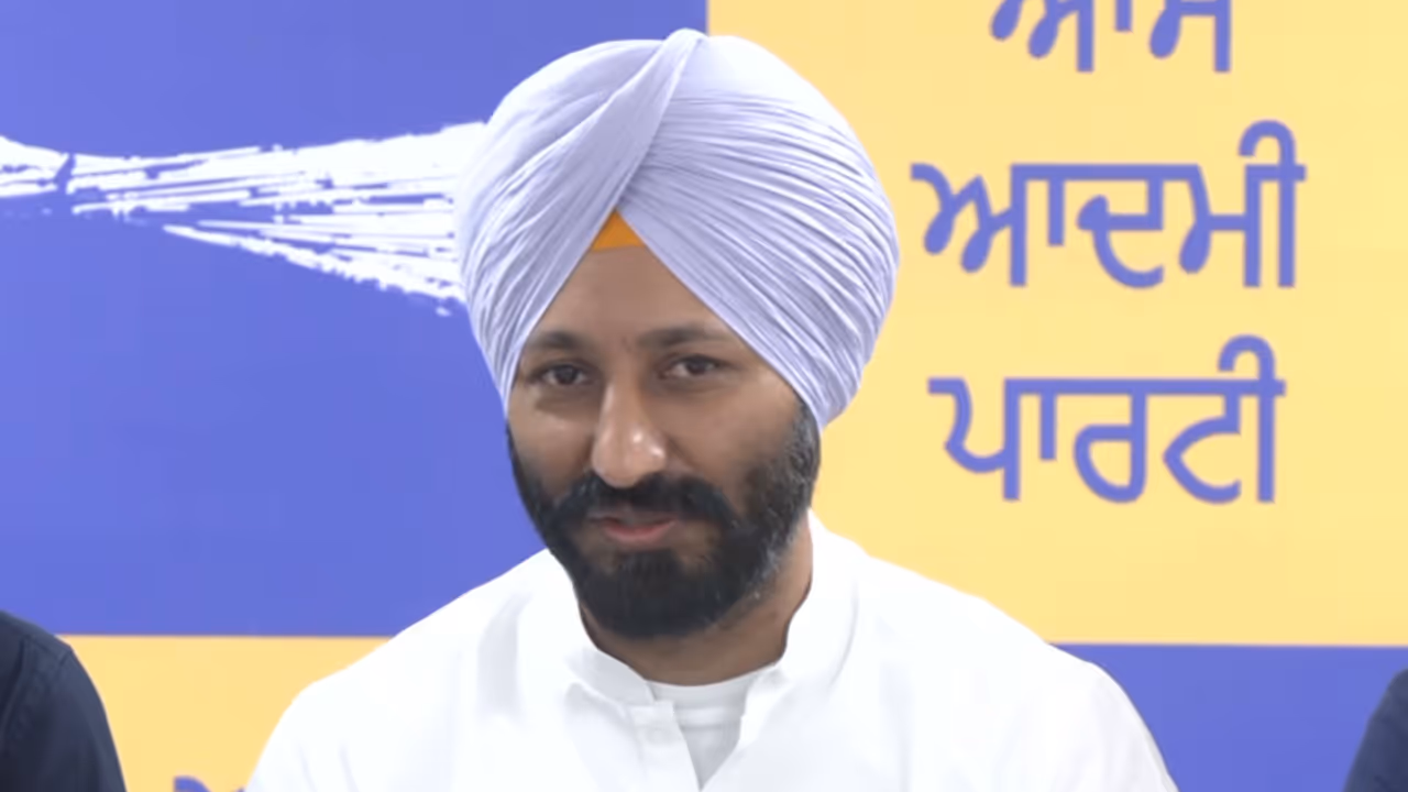 Aam Aadmi Party (AAP) MLA and Punjab University (PU) elections in charge Amritpal Sukhanand (Photo/ANI) Aam Aadmi Party (AAP) MLA and Punjab University (PU) elections in charge Amritpal Sukhanand (Photo/ANI)